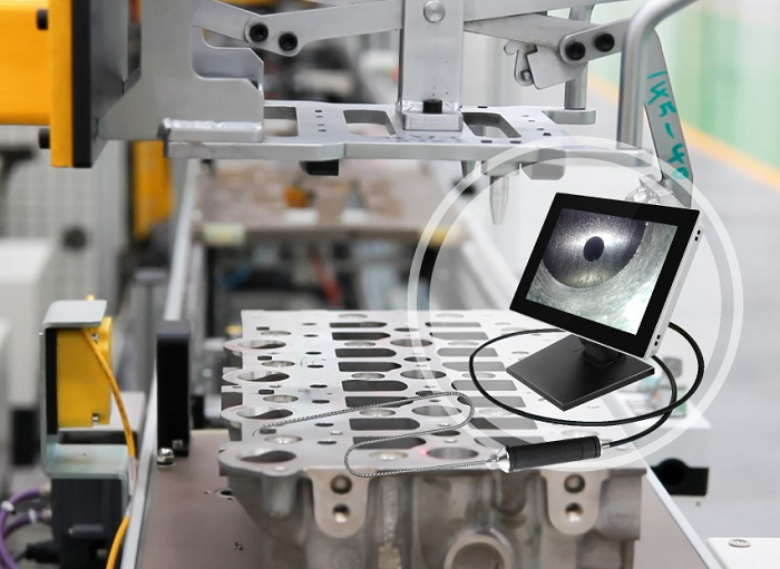 精密加工、鑄造檢測(cè)方案丨深圳微視F系列臺(tái)式工業(yè)內(nèi)窺鏡助力鑄件內(nèi)部檢測(cè)